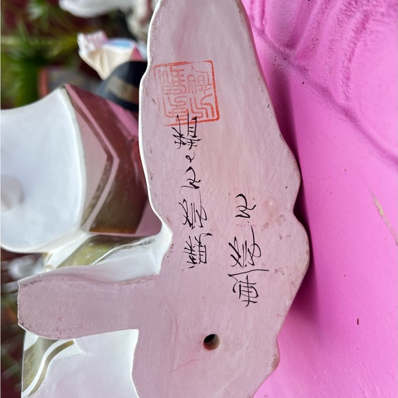 Two vintage Hakata clay dolls , father and son , see pictures for measurements - Picture 4 of 16